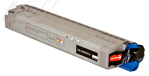 Okidata C831 compatible black toner printer cartridge 