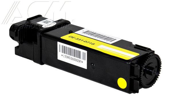 Dell 331-0718 compatible yellow toner printer cartridge