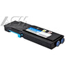 Dell 593-BBBT compatible cyan toner printer cartridge