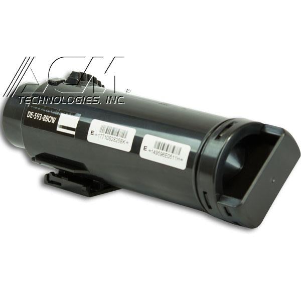 Dell 593-BBOW compatible black toner printer cartridge