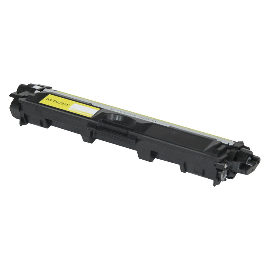 Brother compatible TN221 yellow toner printer cartridge