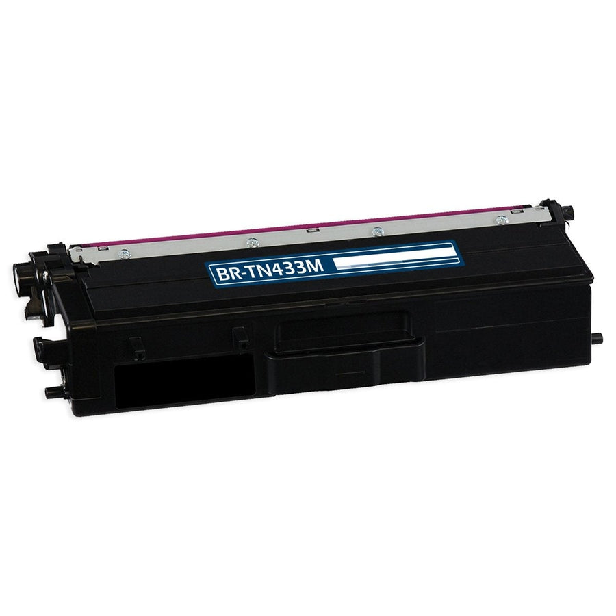 Brother compatible TN433 magenta toner printer cartridge high yield