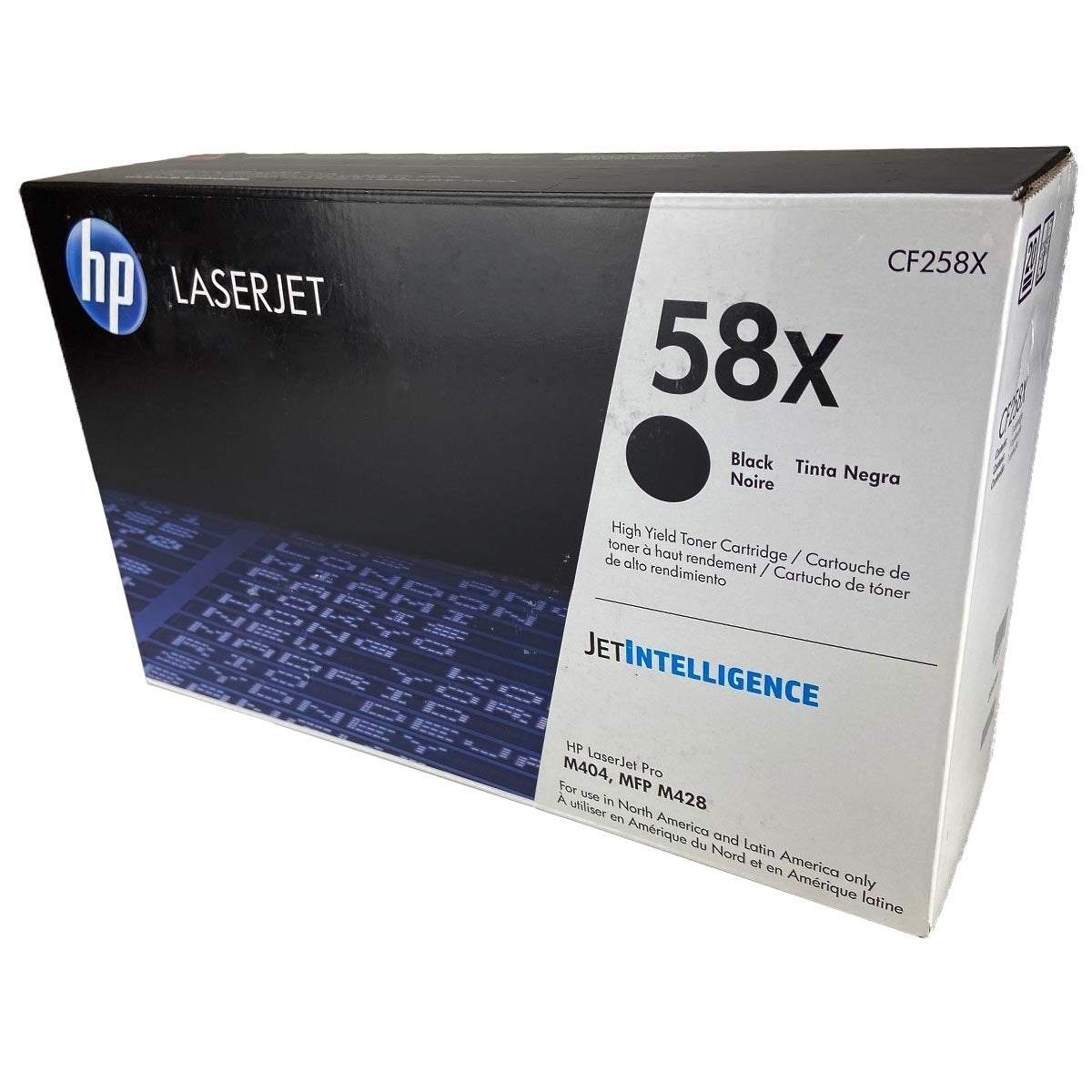 HP original, OEM CF258X black toner cartridge