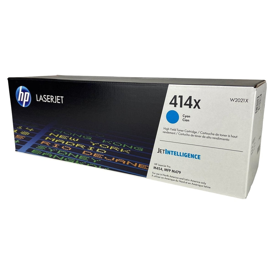 HP Original (OEM) 414X, W2021X Cyan toner printer cartridge