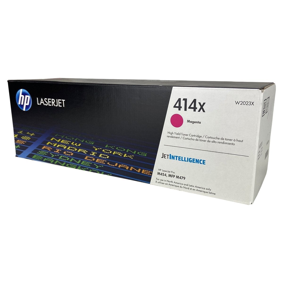HP Original, OEM W2023X magenta toner printer cartridge