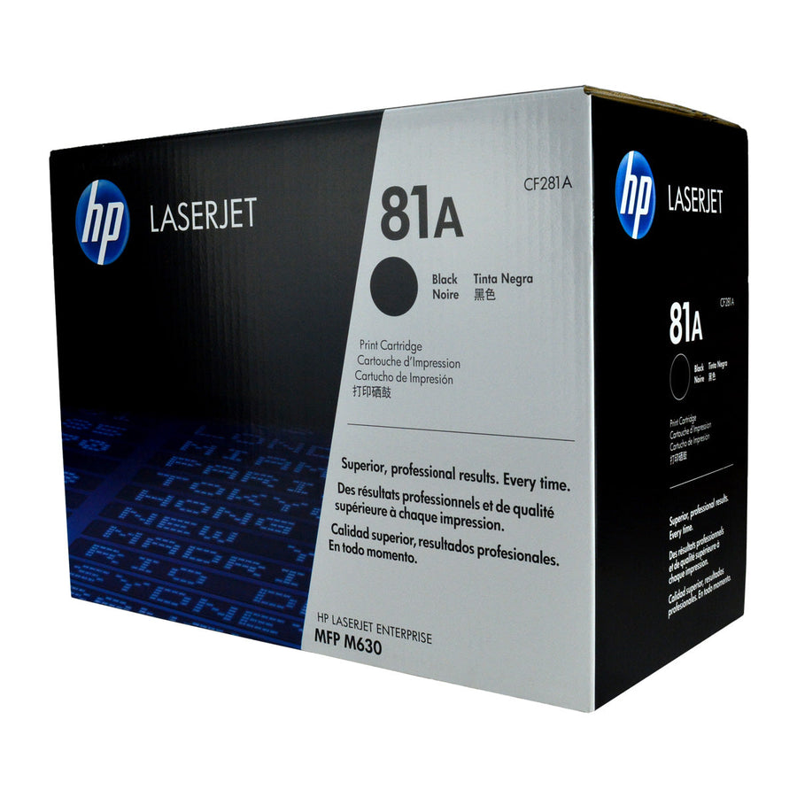 HP original, OEM CF281A black toner cartridge 