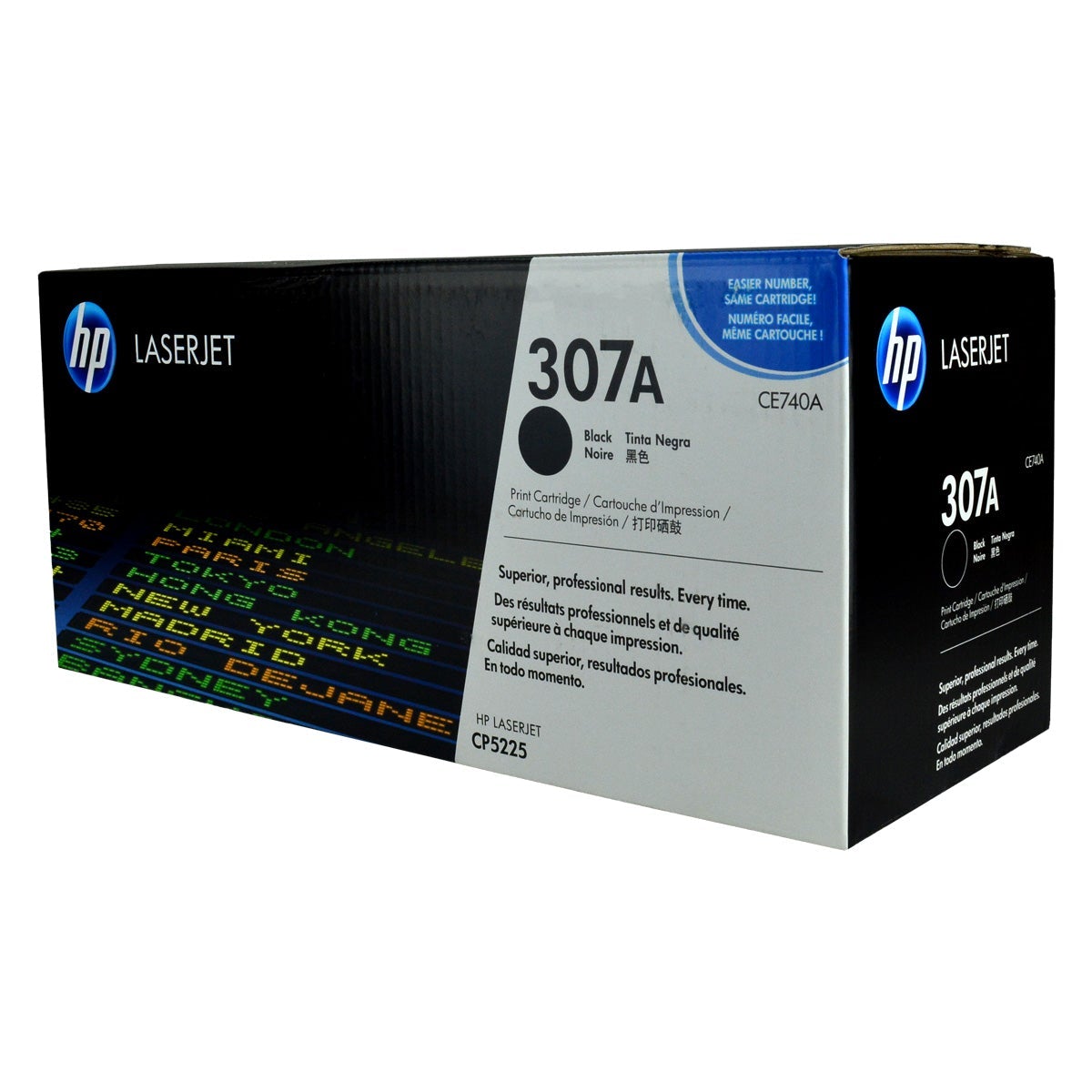HP original, OEM CE740A black toner cartridge