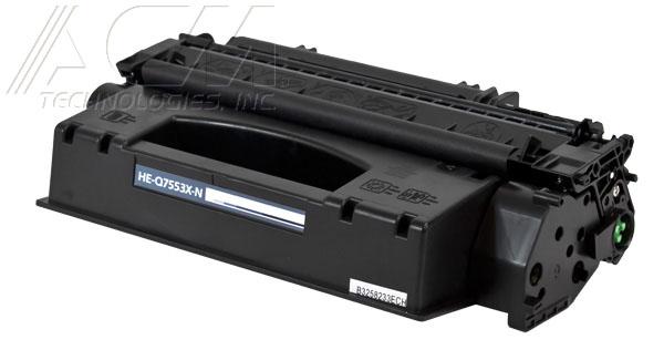 HP MICR cartridge Q7553X compatible high yield black toner cartridge