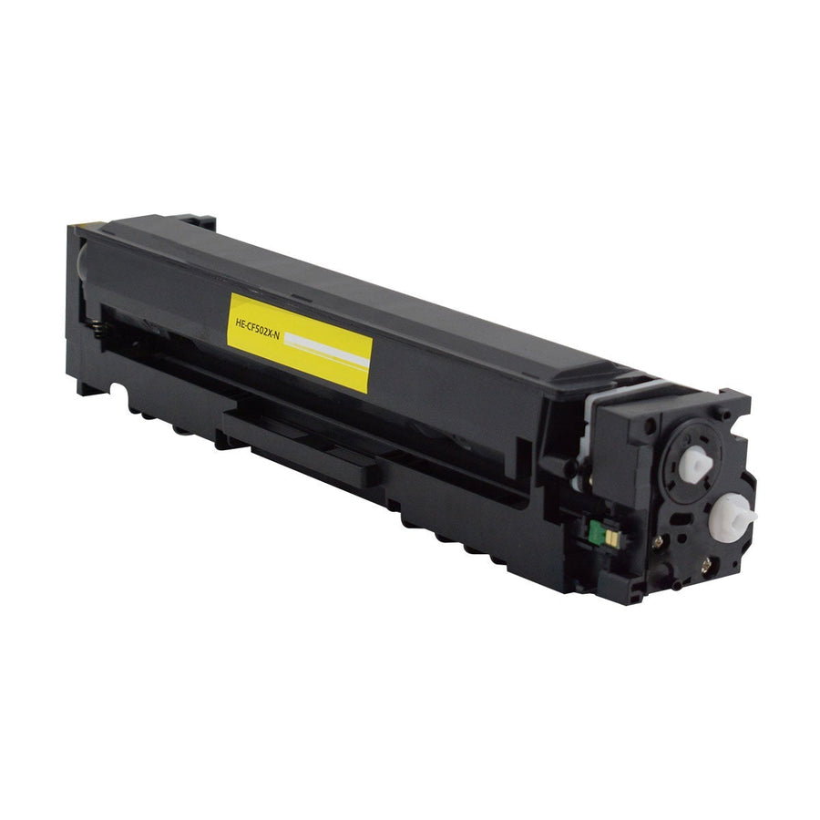 HP CF502X compatible yellow toner printer cartridge