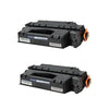 HP 2 pack CF280X compatible black toner cartridge