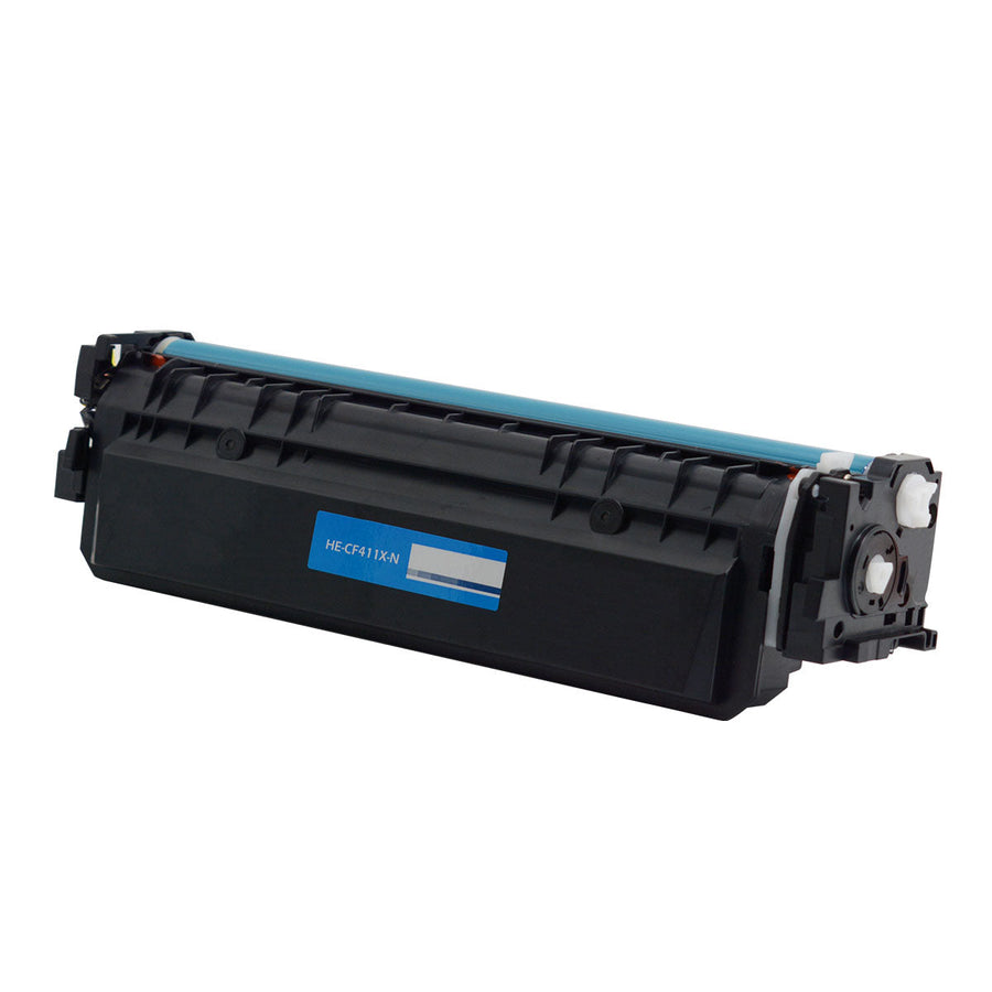 HP CF411X compatible high yield cyan printer toner cartridge