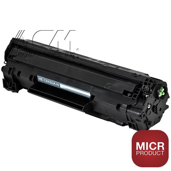 HP MICR cartridge cartridge CB436A compatible black toner cartridge