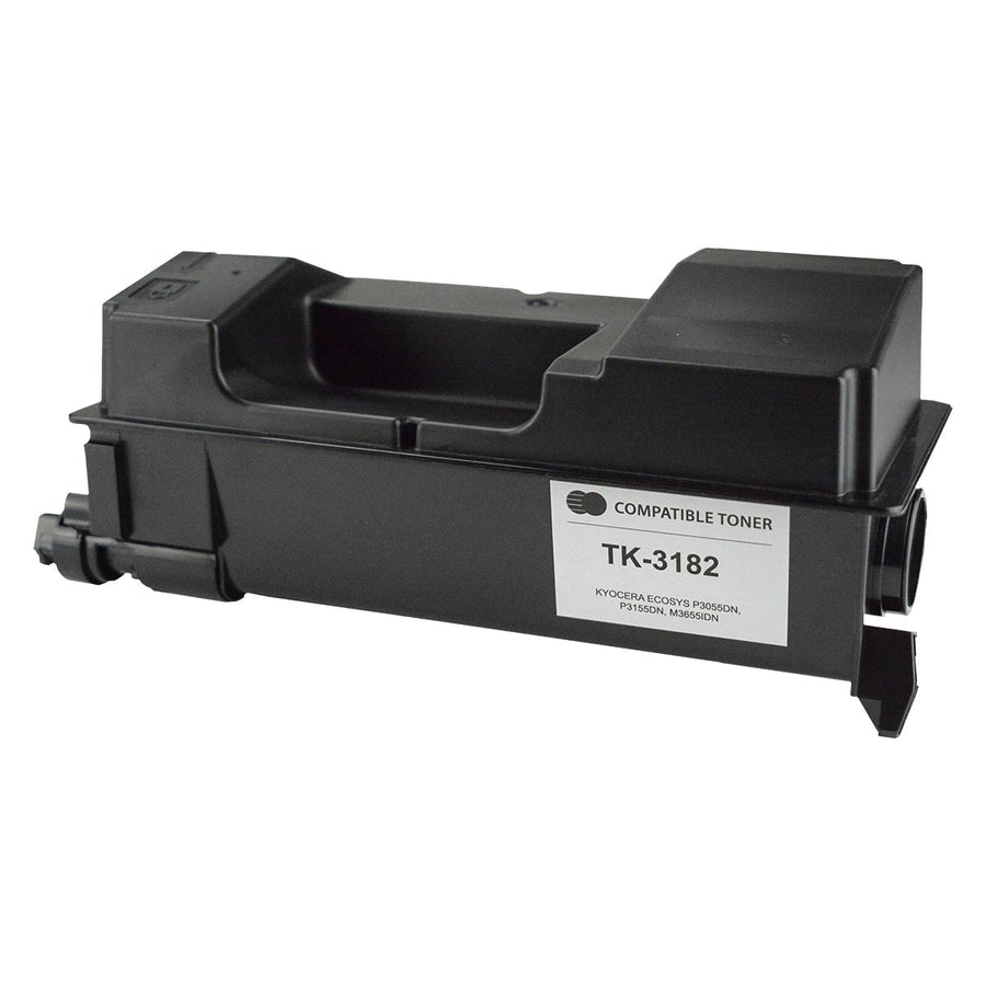 Kyocera mita TK-3182, TK3182 Jumbo page yield 32,000 pages compatible black toner printer cartridge 