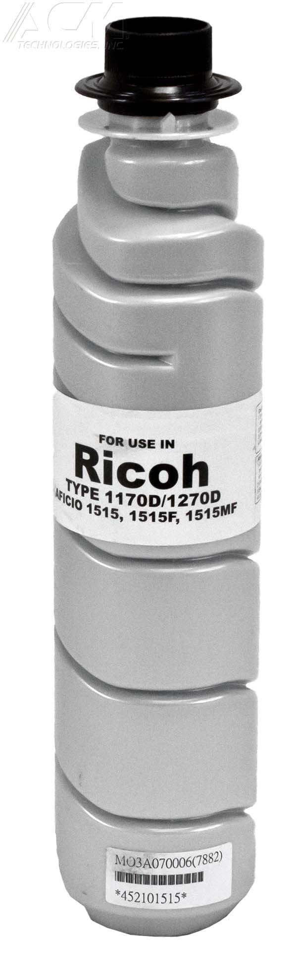 Ricoh TYPE 1170D compatible toner cartridge Black