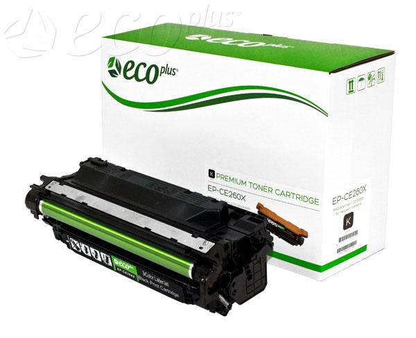 HP CE260X compatible black toner printer cartridge